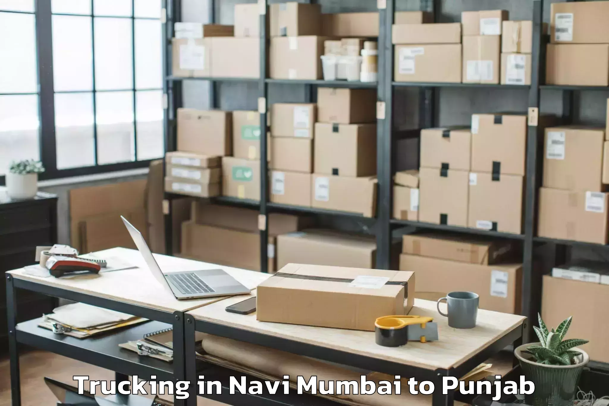 Leading Navi Mumbai to Garhshankar Trucking Provider